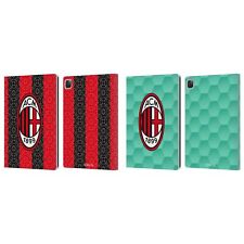 OFFICIAL AC MILAN 2020/21 CREST KIT LEATHER BOOK WALLET CASE FOR APPLE iPAD picture