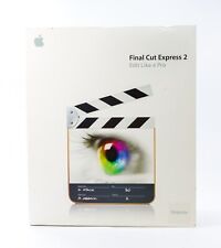 Vintage Apple Final Cut Express 2 Upgrade Software Mac OS X 10.2.5 & Box Manuals picture