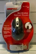 Vintage Comp USA Mini Small Wireless Mouse Travel Optical Portable Cordless NEW picture