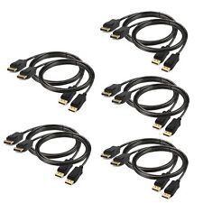 Displayport To Displayport Cable 6 Feet 10-Pack, Display Port(Dp) To Dp Cord 6 picture