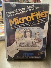 Vintage Atari Home Computer Micro Filer Cartridge Software by MPP Sealed picture