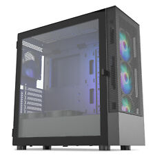 Vetroo AL600 MESH Black Mid-Tower Gaming Computer Case ATX w/ 6 PCS 120mm Fans picture