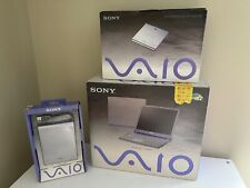 Sony VAIO Z505 PCG-Z505GRK Vintage Laptop, CD ROM, FLOPPY, ALL COMPLETE IN BOX picture