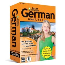 Learn How To Speak German With Instant Immersion Levels 1-3 Retail Box picture