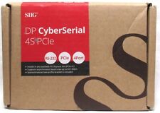SIIG DP CyberSerial 4S PCIe 4 Port RS-232 #JJ-E40011-S5 >NEW< picture
