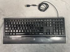 LOGITECH K740 Illuminated USB Keyboard Y-UY95 Fully Functional - Dirty picture