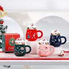 Christmas Ceramic Coffee Mugs with Gift Box, 16oz Ceramic (Set of 4) picture