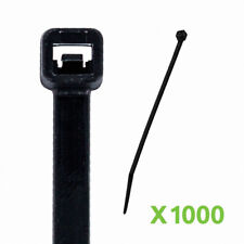 10 Inch Nylon UV Resistant Cable Wire Zip Tie 40 lbs Black 1000 Pack Lot Pcs Qty picture