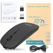 Computer Mouse with USB & Type-C Adapter for Windows/Mac/Chromebook, Noiseless picture