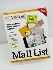 Pro Venture Mail List CD-ROM Windows 95 NIB 1998 picture