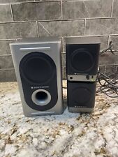 Altec Lansing 221 Amplified Computer Speaker System - TESTED SOUNDS GREAT picture