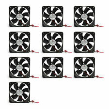 10x DC Brushless Cooling Computer Fan 12V 12025S 120x120x25mm 0.2A/2 Pin Wire picture
