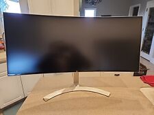 LG 38UC99-W 38 inch Widescreen IPS LED Monitor(NO POWER CORD)  picture