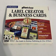 The Print Shop Label Creator & Business Cards Pc Game  picture