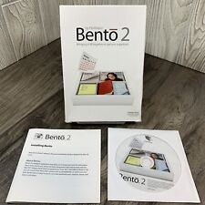 BENTO 2 By FileMaker - Family Pack Box - Mac Power PC G4 G5 - 5 Computer Access picture