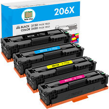 206A 206X Toner Set For HP Color Laserjet Pro MFP M283fdw M283cdw M255dw Lot picture