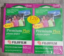 📸📸2 Pack Fujifilm Premium Plus Photo Paper, 4x6 Glossy 60 Sheets Per Pack, New picture