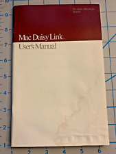 MAC Daisy Link Printer User's Manual For Apple Macintosh Systems printed 1988 picture