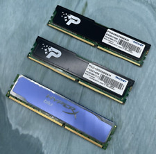 Assorted Lot of 3 Memory 8GB + 4GB Ram DDR4 Patriot/Kingston HyperX Blu Tested picture