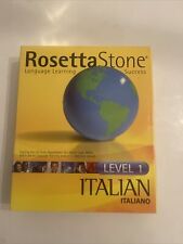 ROSETTA STONE ITALIAN Level 1 SW Language Course Learn Italian  picture