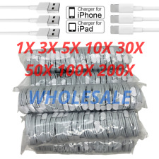 For iPhone 13 12 11 X 7 8 6 Plus Charger Cable Cord Heavy Duty Charging Line Lot picture