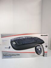 Microsoft Optical Desktop Elite Bluetooth Keyboard and Mouse Wireless 1002 READ picture