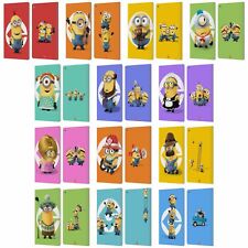 OFFICIAL DESPICABLE ME MINIONS LEATHER BOOK WALLET CASE FOR AMAZON FIRE picture