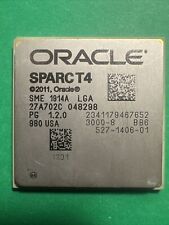 VINTAGE GOLD CERAMIC CPU ORACLE SPARC T4 USA GHZ SPARCT4 ORACLE RECOVERY 1914A picture