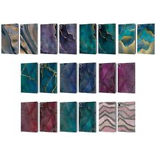 OFFICIAL LEBENSART MINERAL MARBLE LEATHER BOOK WALLET CASE FOR APPLE iPAD picture