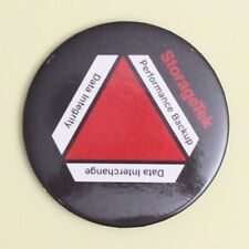 Retro Vintage Computing StorageTek Data Performance Badge Lapel Pin 90’s picture