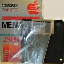 Vintage Memorex Formatted for MACS, 2SHD High Density, 8 Disks, Collectors Item. picture