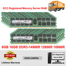 For Samsung 8GB 16GB 2RX4 PC3-14900R 12800R 10600R ECC Registered Server RAM LOT picture