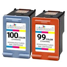 2PK For HP 99 & 100 Ink Cartridges for Photosmart 2710xi B8338 B8350 B8353 B8330 picture