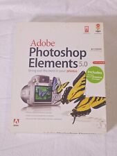 Adobe Photoshop Elements 5.0 Software - Photo Editor Win XP PC CD NEW picture