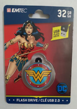 Wonder Woman 32GB Flash Drive Keychain NEW SEALED Emtec DC Comics picture