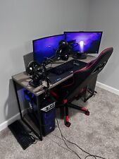 gaming pc full setup (THE DESK, CHAIR, EVERYTHING BESIDES THE MOUSE) picture