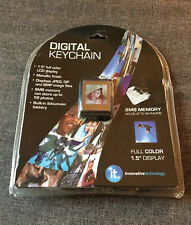 Innovative Technology Digital Keychain 1.5” Color Display 8MB Memory 58 Photos picture