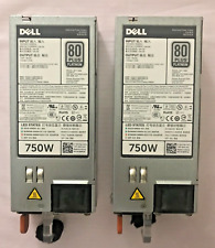 LOT X2  Dell D750E-S1 / DPS-750AB-2  750W 80 Plus Platinum Power Supply (05NF18) picture