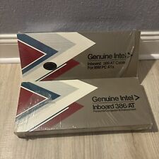 Vintage Intel Inboard 386/AT Genuine Computer Enhancement With Original Box picture