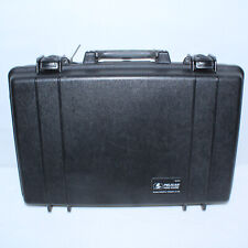 Black U.S. Military Surplus Waterproof Pelican 1490 Protector Laptop Case MINT picture