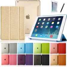 Ultra Slim Tri-Fold Smart Case for Apple iPad Air Sleep Wake w/ Clear Back Cover picture