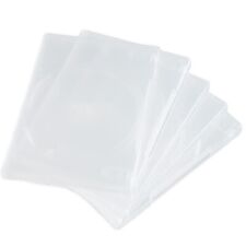5 pcs 14mm Single Clear Standard DVD Case with Outter Clear Sleeve picture