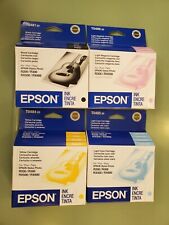 Set of 4 Genuine Epson T048 Ink for Stylus Photo R200/R300/RX500/RX600 New  picture
