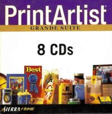 Print Artist 8 Grande Suite PC CD design crafts labels business cards etc 8CDs picture