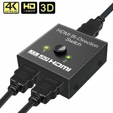 4K HDMI Bi-Direction Switch KVM 1x2/2x1 Adapter HDMI Switcher 2 in 1 out PS4 TV picture