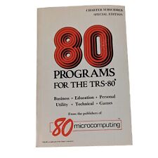 80 Programs for the TRS-80 Special Edition Vtg 1979 Microcomputing Perry & Brown picture