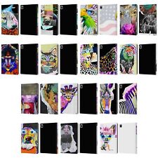 OFFICIAL MICHEL KECK ANIMAL COLLAGE LEATHER BOOK WALLET CASE FOR APPLE iPAD picture