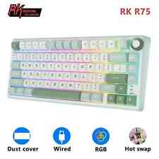 Royal Kludge R75 Wired Mechanical Keyboard Hot-Swappable Spanish Russian English picture
