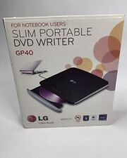 LG SLIM POTABLE DVD WRITER MODEL # GP40 EVERYTHING INCLUDED picture