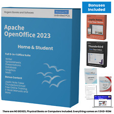 Open Office 2023 Home & Student Edition Full Version DVD Lifetime for Windows PC picture